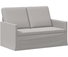 Dviejų vietų sofa Debesų pilka 130 x 81 x 82 cm Audinys