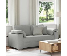 Dvivietė sofa Debesų pilka 180 cm audinys