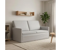 Dviejų vietų sofa Debesų pilka 150 x 81 x 82 cm Audinys