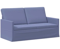Dviejų vietų sofa Džinsinės mėlynos 150 x 81 x 82 cm Audinys