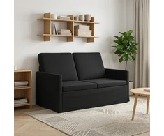 Dviejų vietų sofa Juoda 130 x 81 x 82 cm Aksomas