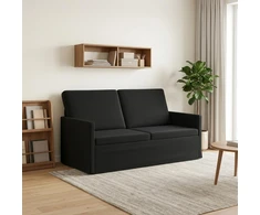 Dviejų vietų sofa Juoda 150 x 81 x 82 cm Aksomas