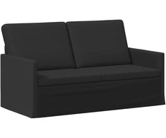 Dviejų vietų sofa Juoda 150 x 81 x 82 cm Audinys