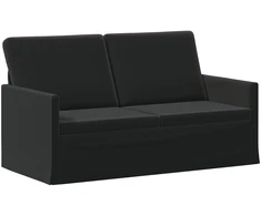 Dviejų vietų sofa Juoda 150 x 81 x 82 cm Aksomas