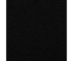 Dvitaškė sofa Juoda 115 x 61 x 87 cm Audinys