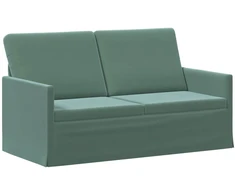 Dviejų vietų sofa Jūrinė žalia 150 x 81 x 82 cm Aksomas
