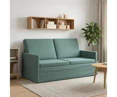Dviejų vietų sofa Jūrinė žalia 150 x 81 x 82 cm Aksomas