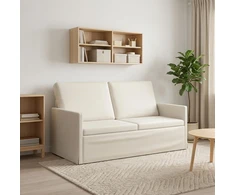 Dviejų vietų sofa Kreminė 150 x 81 x 82 cm Aksomas