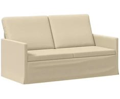 Dviejų vietų sofa Kreminė 150 x 81 x 82 cm Audinys