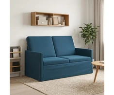 Dviejų vietų sofa Mėlyna 130 x 81 x 82 cm Aksomas