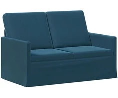 Dviejų vietų sofa Mėlyna 130 x 81 x 82 cm Aksomas