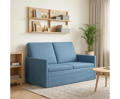 Dviejų vietų sofa Mėlyna 130 x 81 x 82 cm Kordūrinis audinys