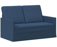 Dviejų vietų sofa Mėlyna 130 x 81 x 82 cm Audinys