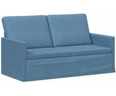 Dviejų vietų sofa Mėlyna 150 x 81 x 82 cm Kordūrinis audinys