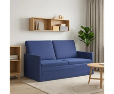 Dviejų vietų sofa Policijos mėlyna 150 x 81 x 82 cm Aksomas