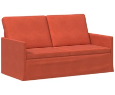 Dviejų vietų sofa Raudona oranžinė 150 x 81 x 82 cm