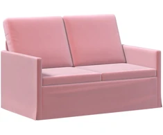 Dviejų vietų sofa Rožinė 130 x 81 x 82 cm Aksomas