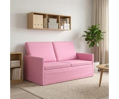 Dviejų vietų sofa Rožinė 150 x 81 x 82 cm Audinys