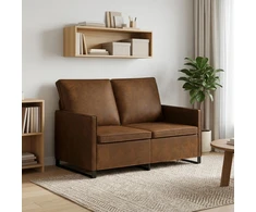 Dviejų vietų sofa Ruda 130 x 81 x 82 cm Dirbtinė zomša