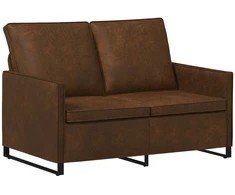 Dviejų vietų sofa Ruda 130 x 81 x 82 cm Dirbtinė zomša
