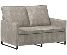 Dviejų vietų sofa Šviesiai pilka 130 x 81 x 82 cm