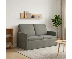 Dviejų vietų sofa Šviesiai pilka 130 x 81 x 82 cm