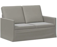 Dviejų vietų sofa Šviesiai pilka 130 x 81 x 82 cm Aksomas