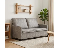 Dviejų vietų sofa Šviesiai pilka 150 x 81 x 82 cm
