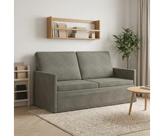 Dviejų vietų sofa Šviesiai pilka 150 x 81 x 82 cm