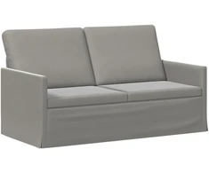Dviejų vietų sofa Šviesiai pilka 150 x 81 x 82 cm Aksomas