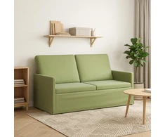 Dviejų vietų sofa Šviesiai žalia 150 x 81 x 82 cm Aksomas