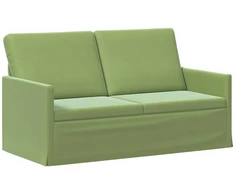 Dviejų vietų sofa Šviesiai žalia 150 x 81 x 82 cm Aksomas