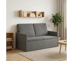 Dviejų vietų sofa Tamsiai pilka 130 x 81 x 82 cm