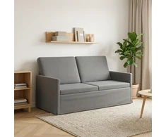 Dviejų vietų sofa Tamsiai pilka 150 x 81 x 82 cm Aksomas
