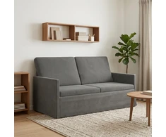Dviejų vietų sofa Tamsiai pilka 150 x 81 x 82 cm