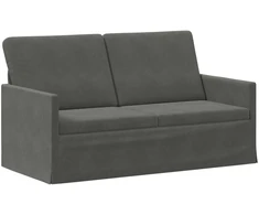 Dviejų vietų sofa Tamsiai pilka 150 x 81 x 82 cm