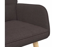 Dvitaškė sofa Tamsiai rudas 115 x 61 x 87 cm Audinys
