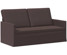 Dviejų vietų sofa Tamsiai rudas 150 x 81 x 82 cm Audinys
