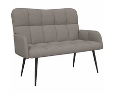 Dviejų vietų sofa Taupe 115 x 61 x 87 cm audinys