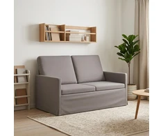 Dviejų vietų sofa Taupe 130 x 81 x 82 cm Audinys