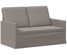 Dviejų vietų sofa Taupe 130 x 81 x 82 cm Audinys