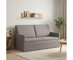 Dviejų vietų sofa Taupe 150 x 81 x 82 cm Audinys