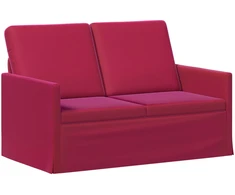 Dviejų vietų sofa Vyno raudona 130 x 81 x 82 cm Aksomas