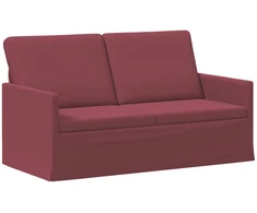 Dviejų vietų sofa Vyno raudona 150 x 81 x 82 cm Audinys