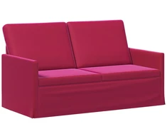 Dviejų vietų sofa Vyno raudona 150 x 81 x 82 cm Aksomas