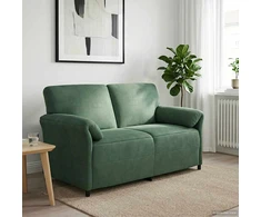 Dvitaškė sofa Jūrinė žalia 158 x 83 x 95 cm Aksomas