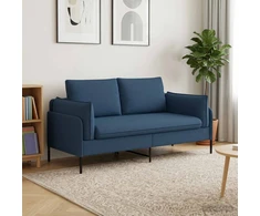 Dvitaškė sofa Mėlyna 188 x 81 x 89 cm Audinys