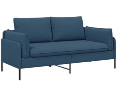 Dvitaškė sofa Mėlyna 188 x 81 x 89 cm Audinys