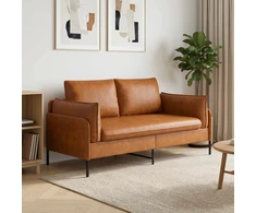 Dvitaškė sofa Ruda 188 x 81 x 89 cm Dirbtinė oda