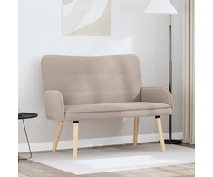 Dvitaškė sofa Šviesiai pilka 115 x 61 x 87 cm Bouclé